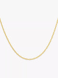IBB gold twist link chain necklace 46cm - British product
