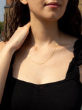 IBB gold twist link chain necklace 46cm - British product