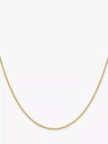 IBB 9ct yellow gold rope chain necklace 18 inch (British brand)