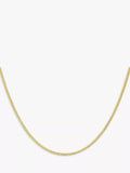 IBB 9ct yellow gold curb link chain necklace 18 inch - British product