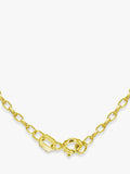 IBB 9ct gold oval link chain necklace, British brand
