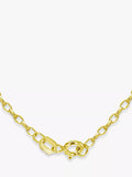 IBB 9ct gold oval link chain necklace, British brand