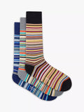 Paul Smith striped ankle socks pack of 3 (British brand)