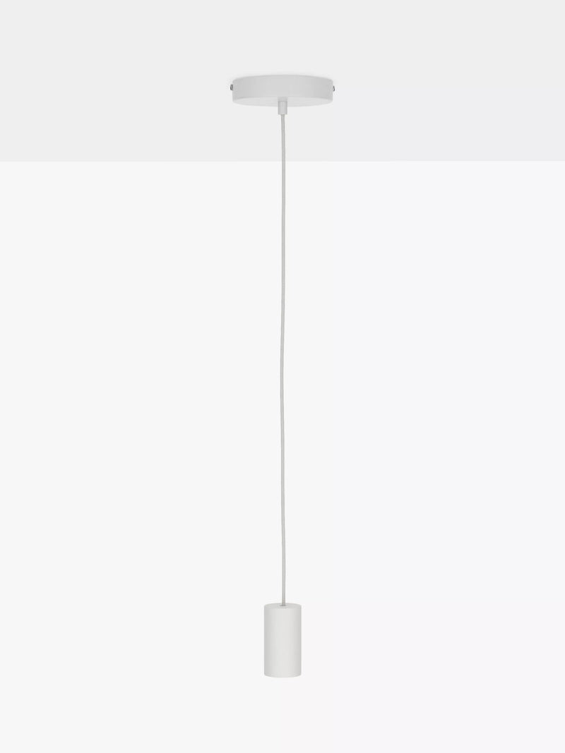 Tala Alumina pendant ceiling light in chalk finish, UK version