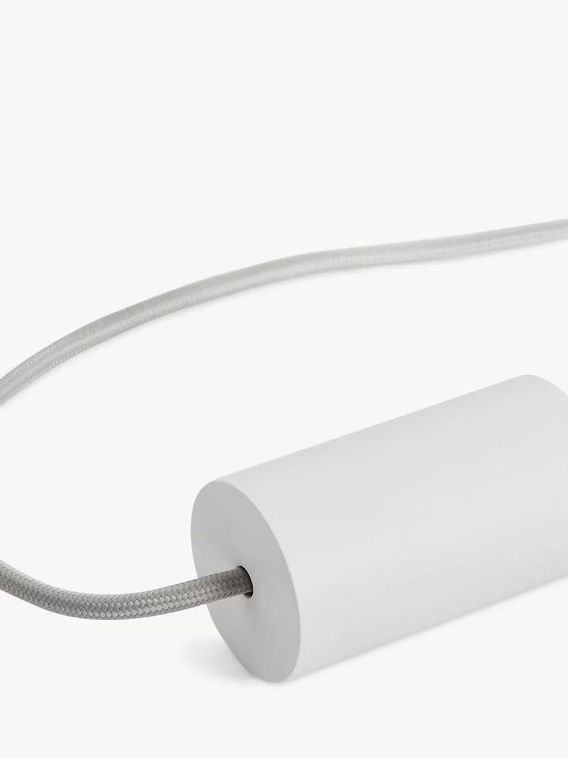 Tala Alumina pendant ceiling light in chalk finish, UK version