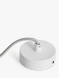 Tala Alumina pendant ceiling light in chalk finish, UK version