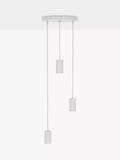 Tala triple pendant cluster light chalk (British brand)