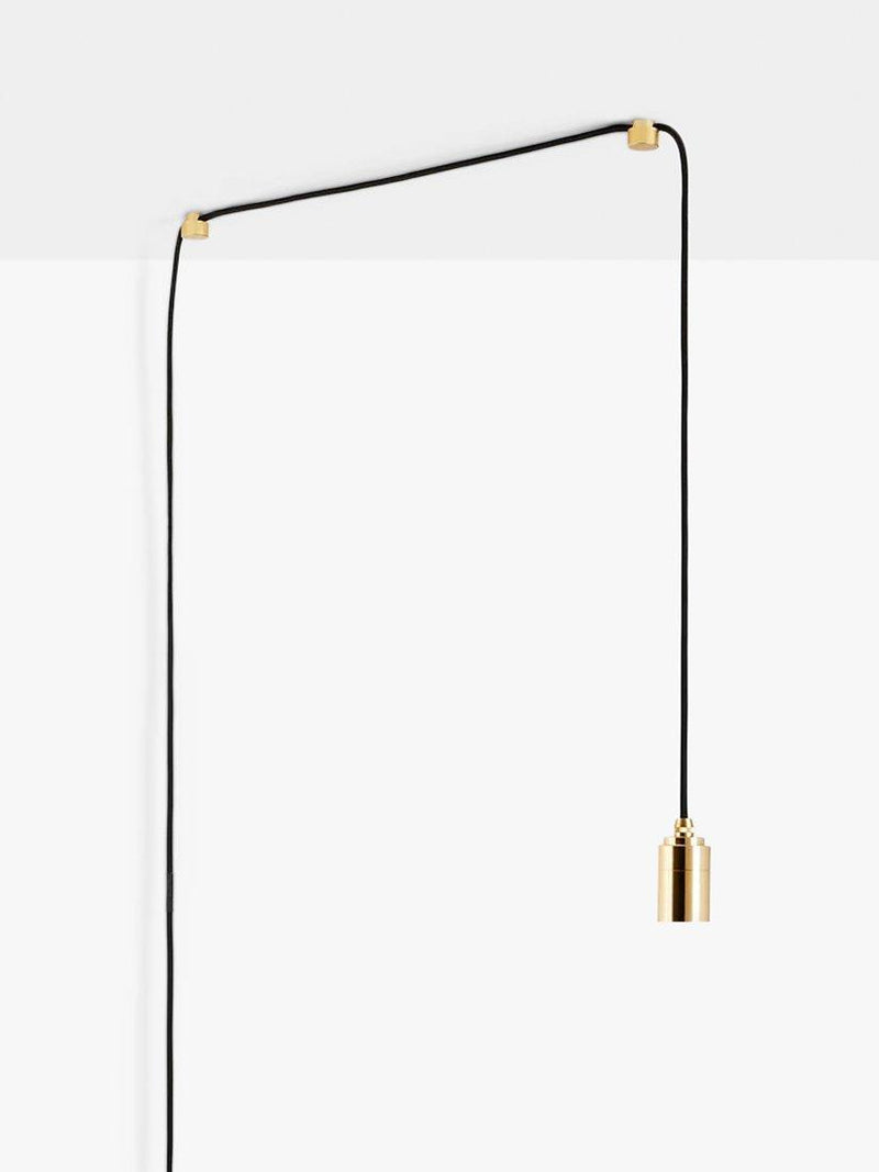 Tala brass plug-in pendant light bronze finish - British product