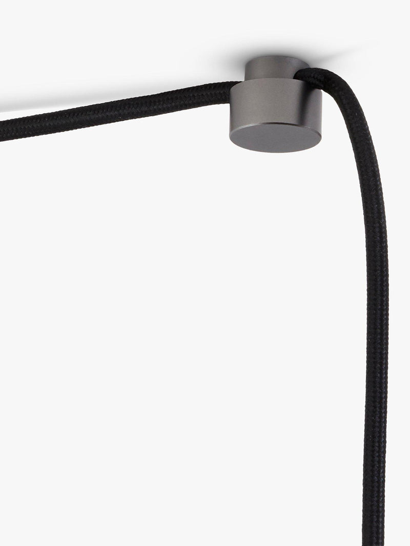Tala graphite plug-in pendant light grey, UK version