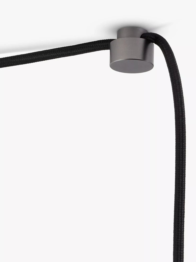 Tala graphite plug-in pendant light grey, UK version