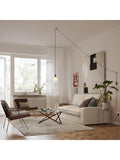 Tala graphite plug-in pendant light grey, UK version