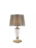 Laura Ashley Carson crystal table lamp brass finish, imported from the UK