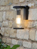 Laura Ashley Arthur outdoor wall light black - British product