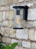 Laura Ashley Arthur outdoor wall light black - British product