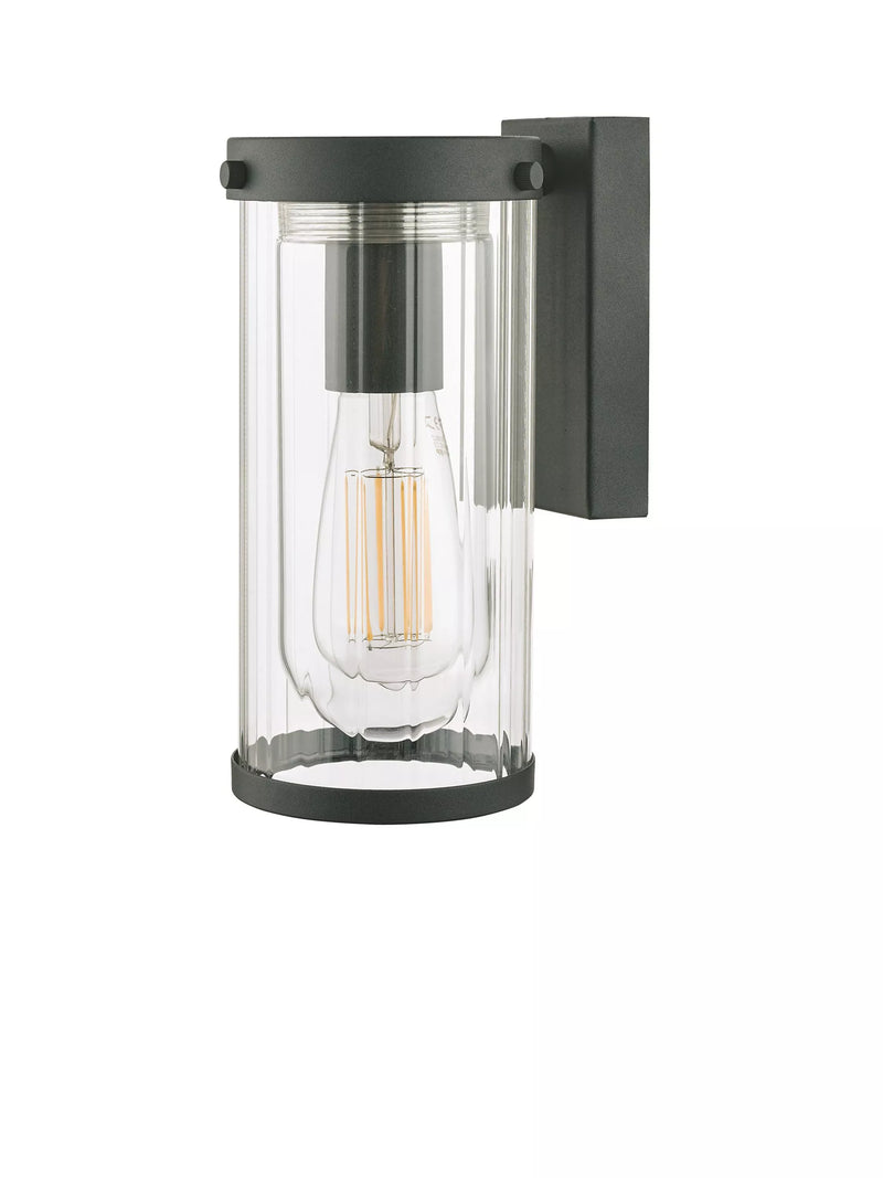 Laura Ashley Arthur outdoor wall light black - British product