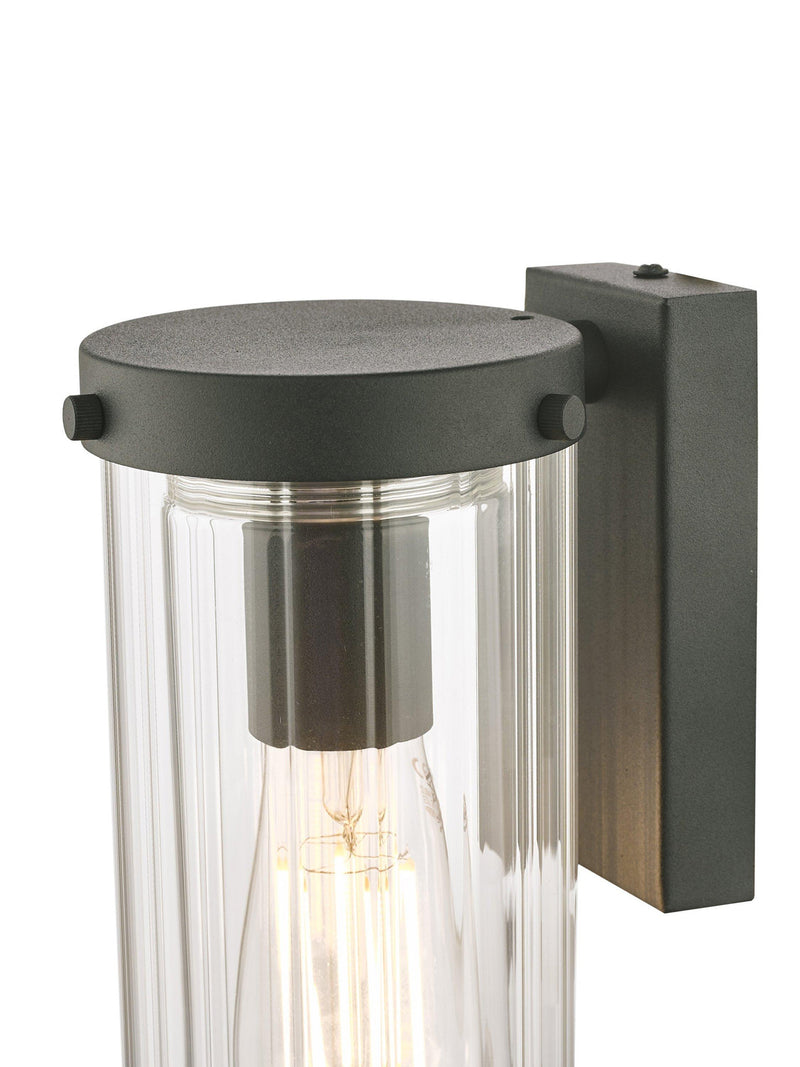 Laura Ashley Arthur outdoor wall light black - British product