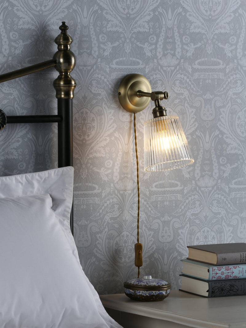Laura Ashley Callaghan wall light brass - British product