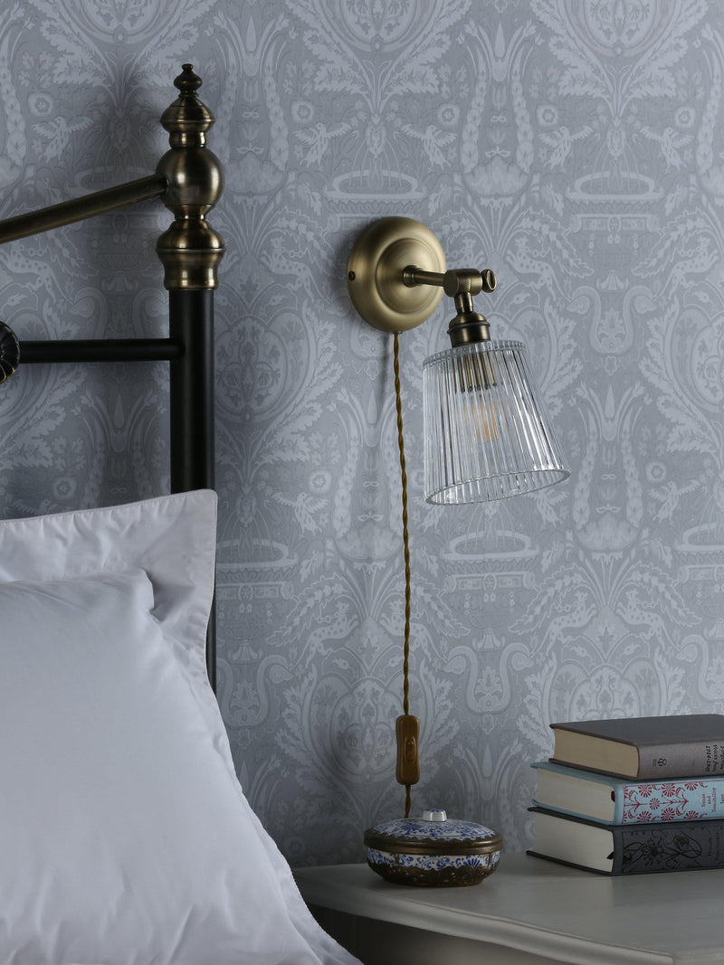 Laura Ashley Callaghan wall light brass - British product