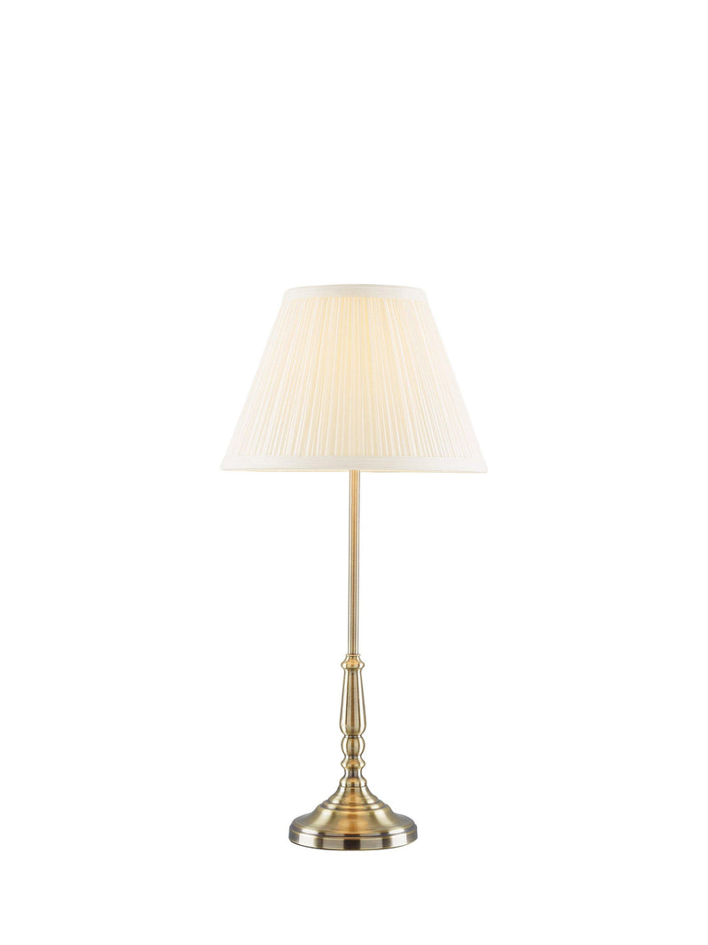 Laura Ashley Elliot small table lamp in antique brass - British product