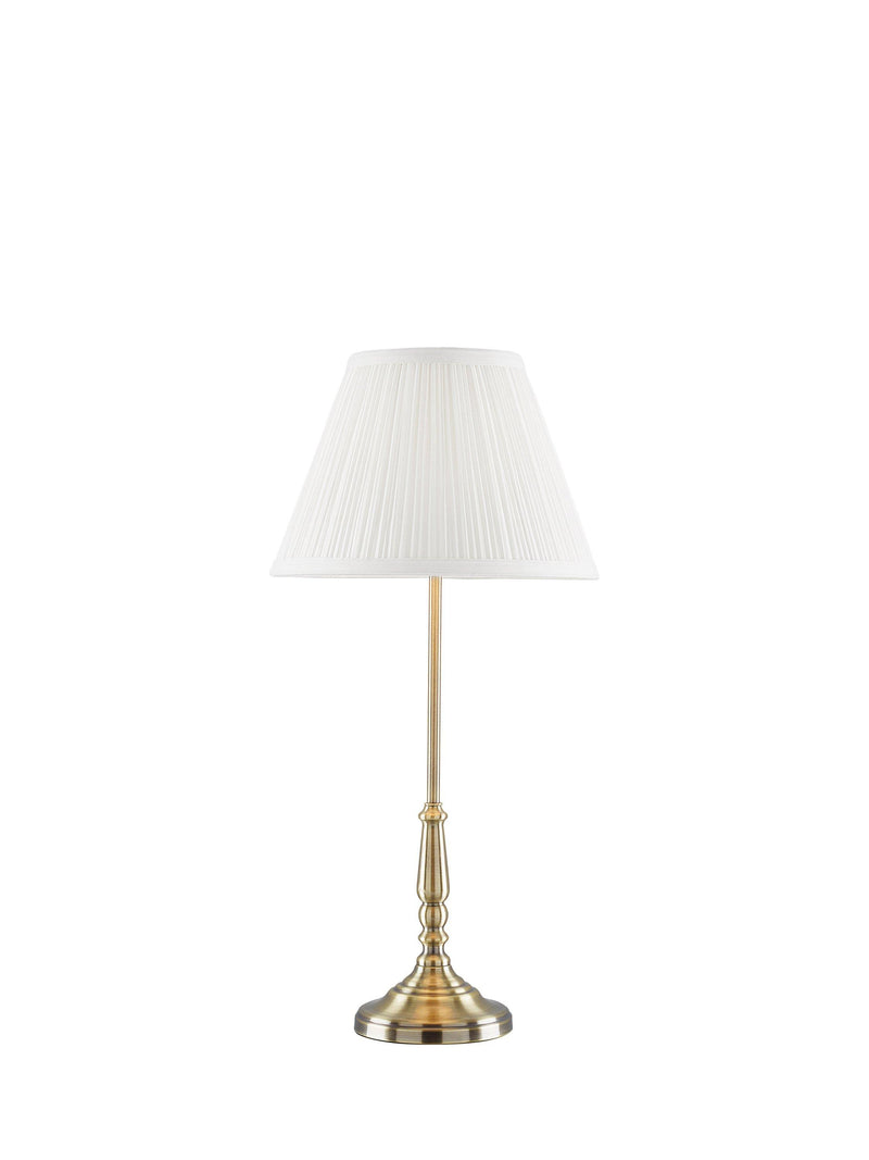 Laura Ashley Elliot small table lamp in antique brass - British product