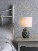 John Lewis Laura Ashley Gresford Ceramic Table Lamp Blue Large- Buy online at McGrocer