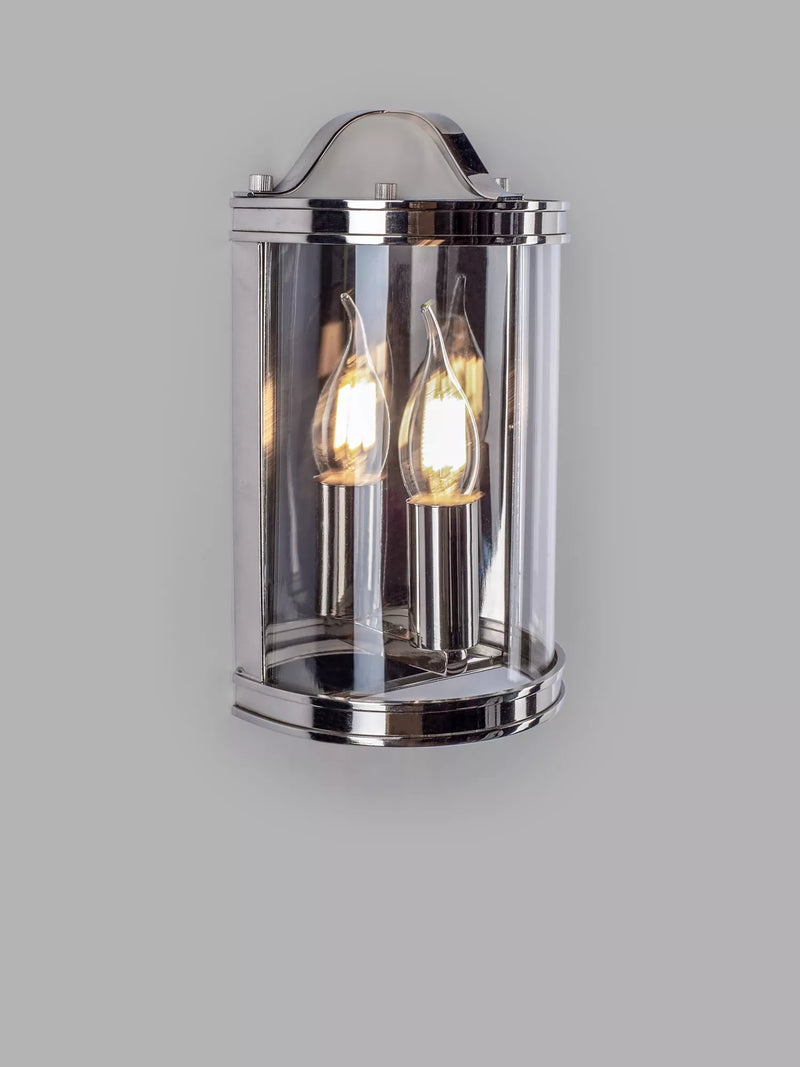 Laura Ashley Harrington wall light nickel finish (British brand)