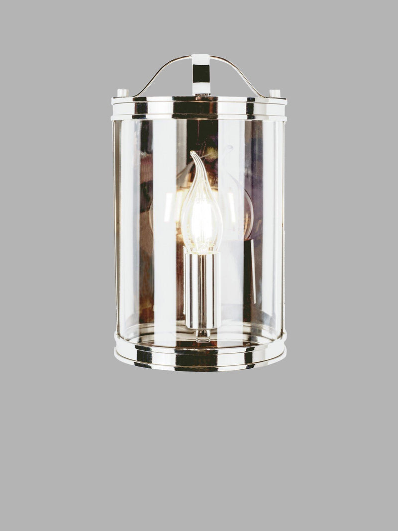 Laura Ashley Harrington wall light nickel finish (British brand)