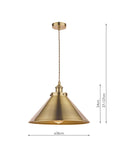 Laura Ashley Rufus Grande ceiling light (British brand)