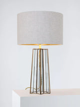 John Lewis Laura Ashley Star Table Lamp, Brass- Buy online at McGrocer