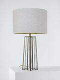Laura Ashley star table lamp in antique brass (British brand)