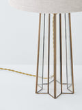 Laura Ashley star table lamp in antique brass (British brand)