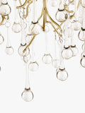 Laura Ashley Willow crystal semi-flush ceiling light, UK version