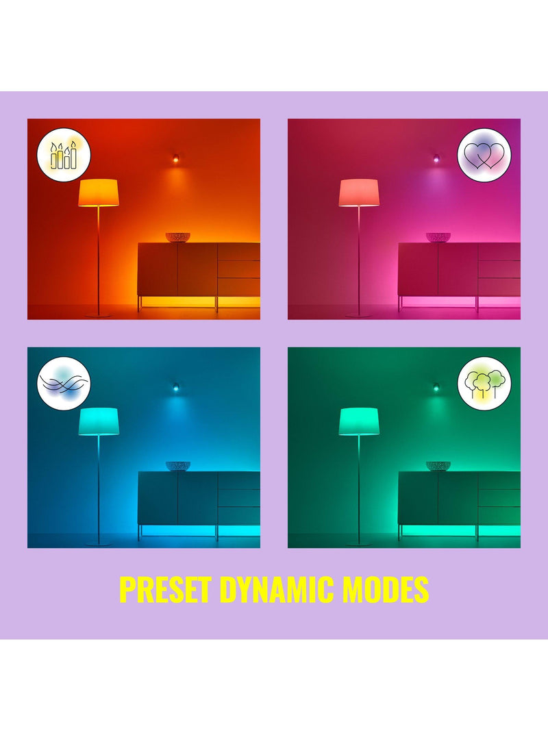 WiZ smart outdoor festoon lights LED colour changing (British brand)