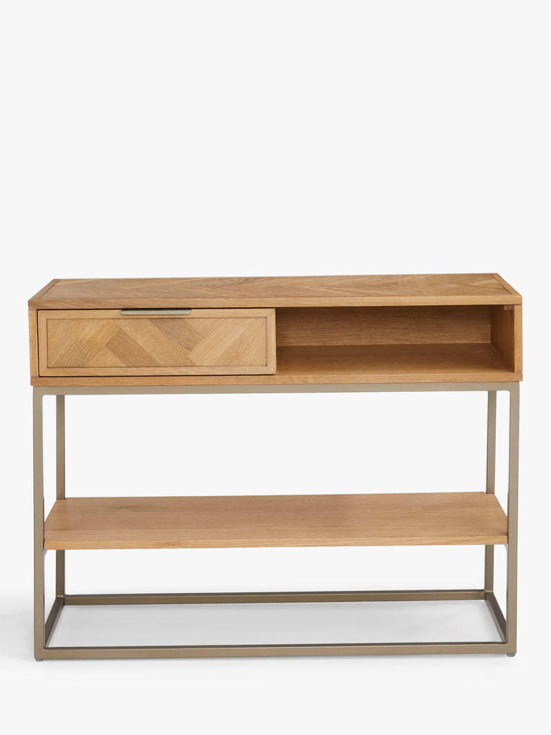 John Lewis Estate oak console table natural finish, UK version