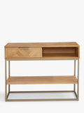 John Lewis Estate oak console table natural finish, UK version
