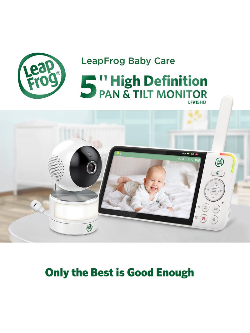 LeapFrog 5-inch PTZ video baby monitor, UK version