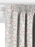 John Lewis scallop floral curtains in plaster colour, made to measure, imported from the UK