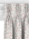 John Lewis scallop floral curtains in plaster colour, made to measure, imported from the UK