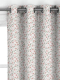 John Lewis scallop floral curtains in plaster colour, made to measure, imported from the UK