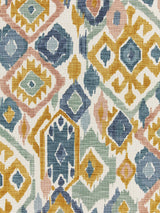 John Lewis John Lewis Maya Ikat Made to Measure Curtains or Roman Blind, Honey- Buy online at McGrocer