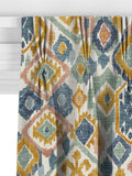 John Lewis Maya Ikat curtains in honey, UK version