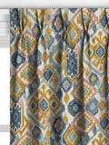 John Lewis Maya Ikat curtains in honey, UK version