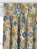 John Lewis Maya Ikat curtains in honey, UK version