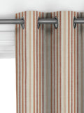 John Lewis Ottoman Stripe terracotta curtains or roman blind - British product