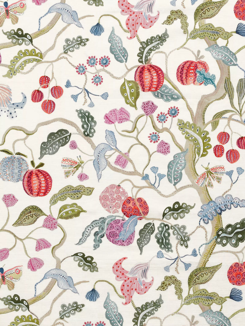 John Lewis Fruit Tree multi-colour curtains made to measure, UK version