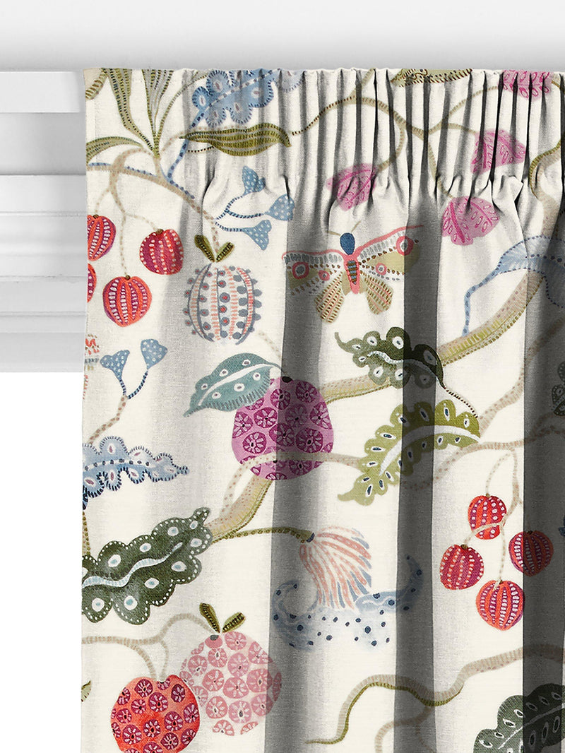 John Lewis Fruit Tree multi-colour curtains made to measure, UK version