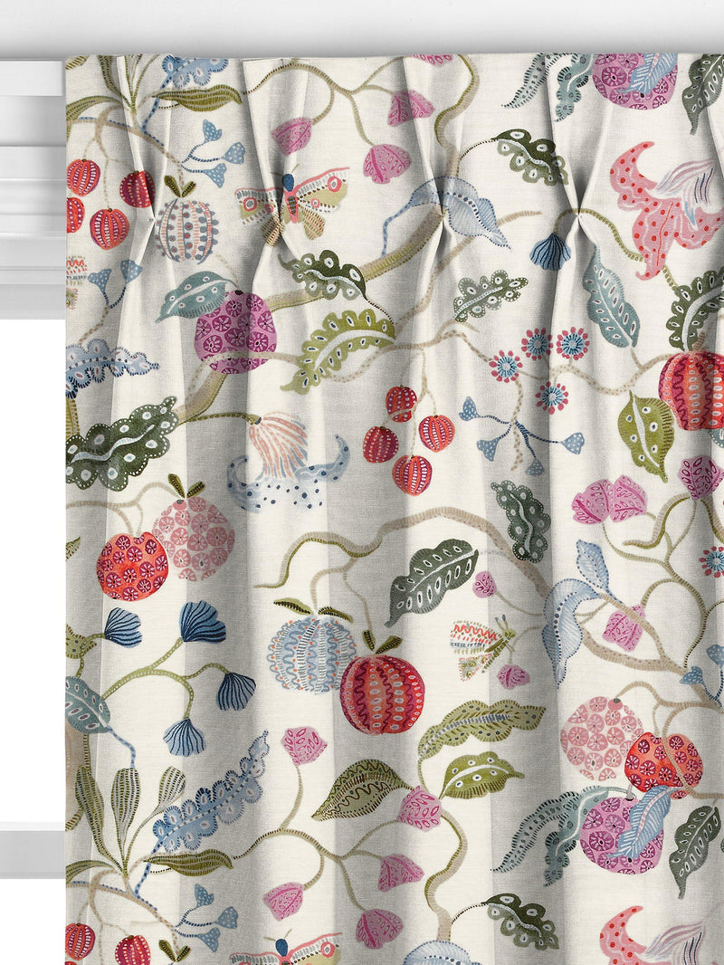 John Lewis Fruit Tree multi-colour curtains made to measure, UK version