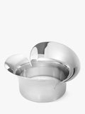Georg Jensen Bloom pillar candle holder stainless steel, imported from the UK