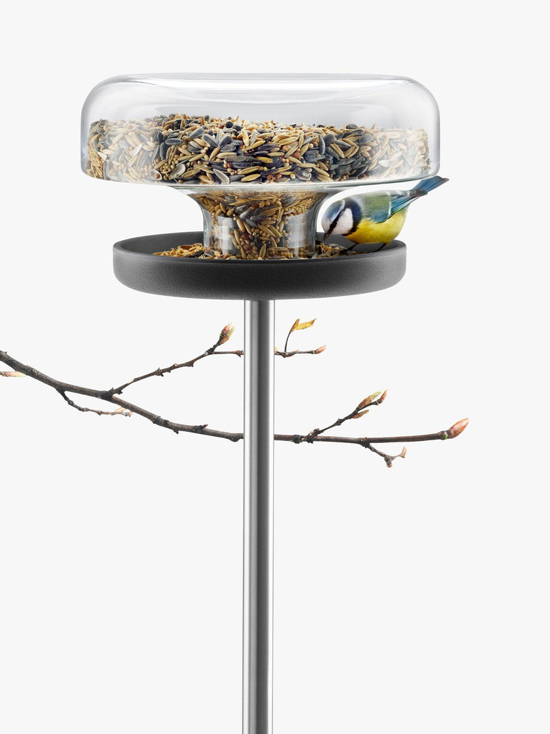 Eva Solo bird feeder table with glass dispenser, UK version