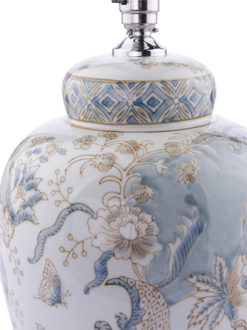 Laura Ashley Elizabeth ceramic table lamp with hand-painted design (British brand)